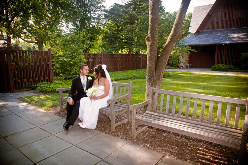 Church of the Redeemer's grounds in Roland Park was the perfect backdrop for