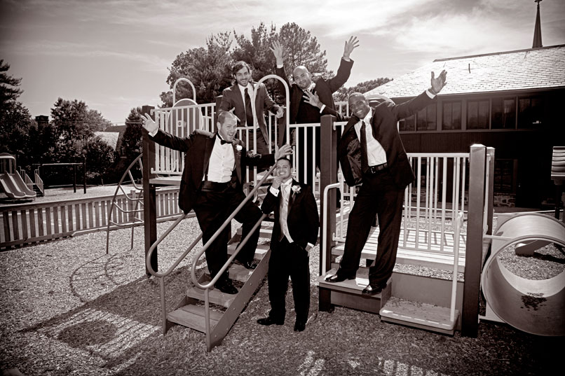 Church of the Redeemer's grounds in Roland Park was the perfect backdrop for