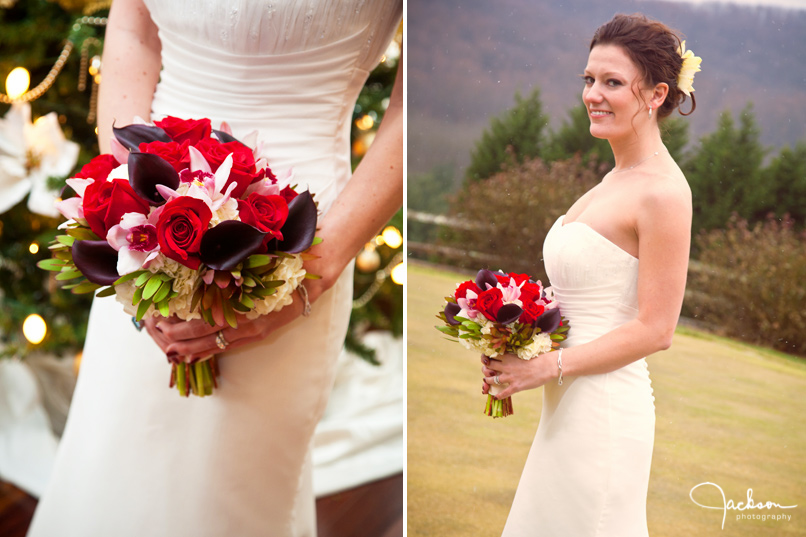 Flower Friday Red Roses Pink Orchids and Purple Calla Lilies