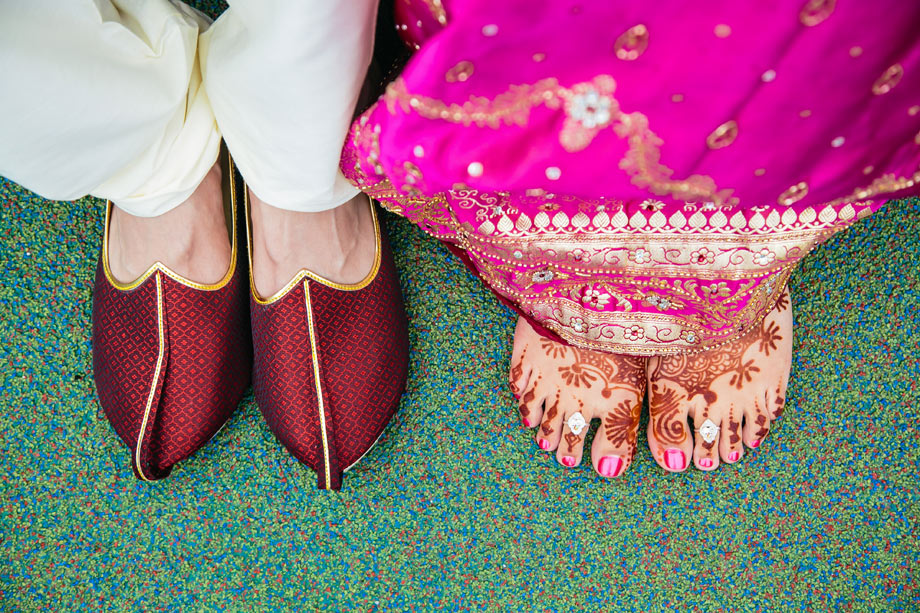 indian wedding feet