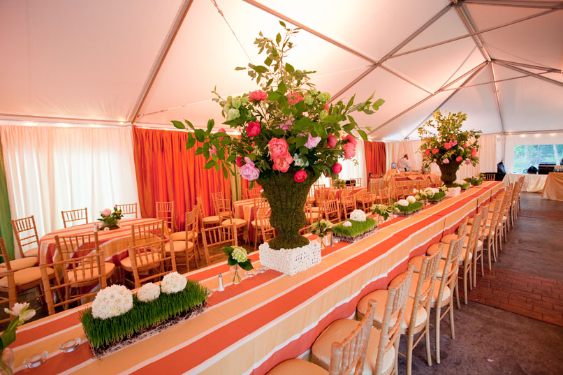 Inside The Tent At Irvine Nature Center