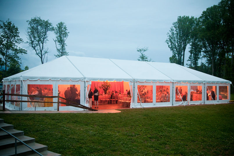 The Event Tent At Irvine Nature Center