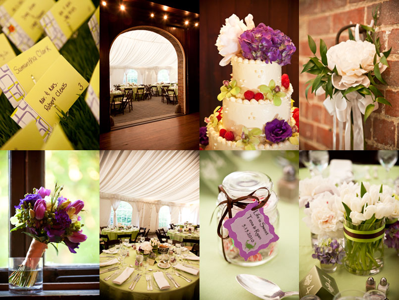 Wedding Reception Inspiration Board Evergreen House