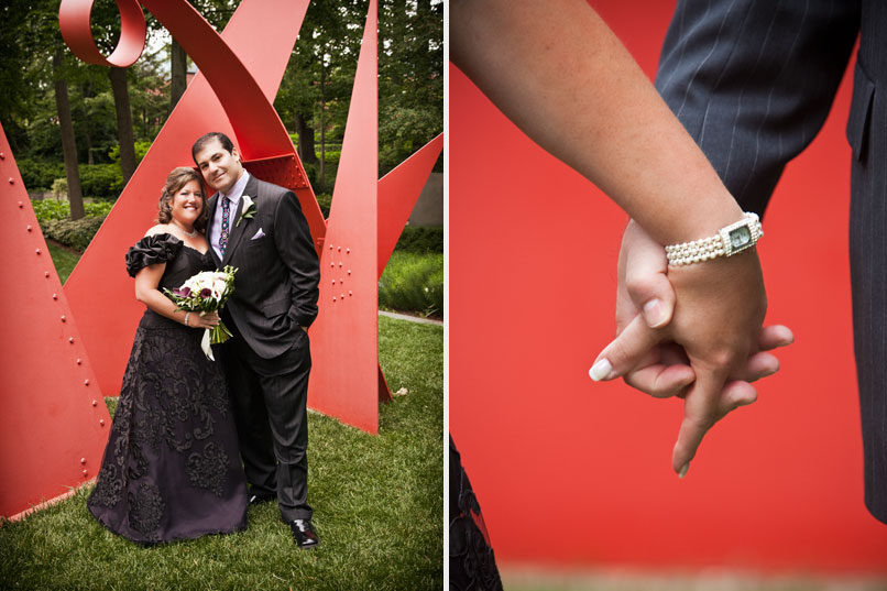 wedding at the baltimore museum of art BMA