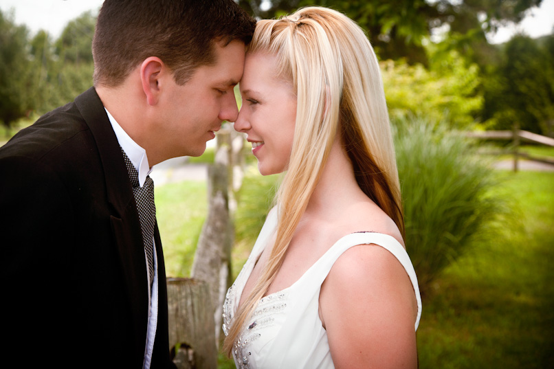 Bride and Groom Close Up