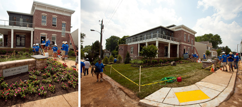 Extreme Makeover Home Edition in Baltimore