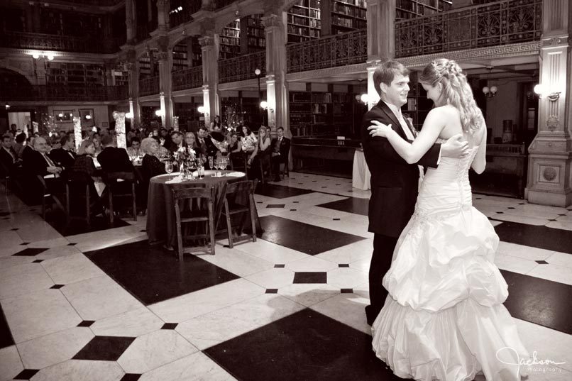 bride and groom's first dance