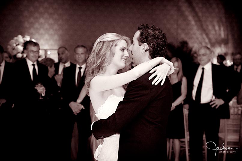 bride dancing with groom