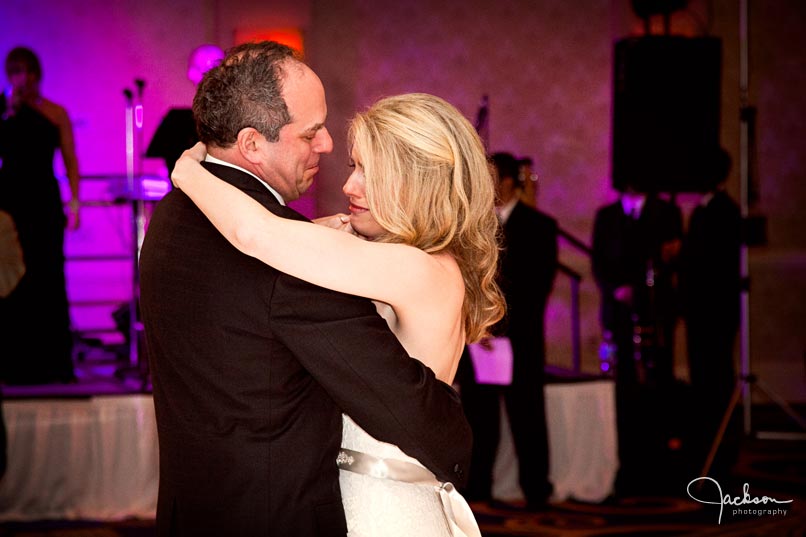 bride dancing with father