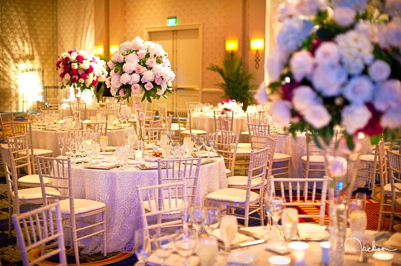 reception table set up