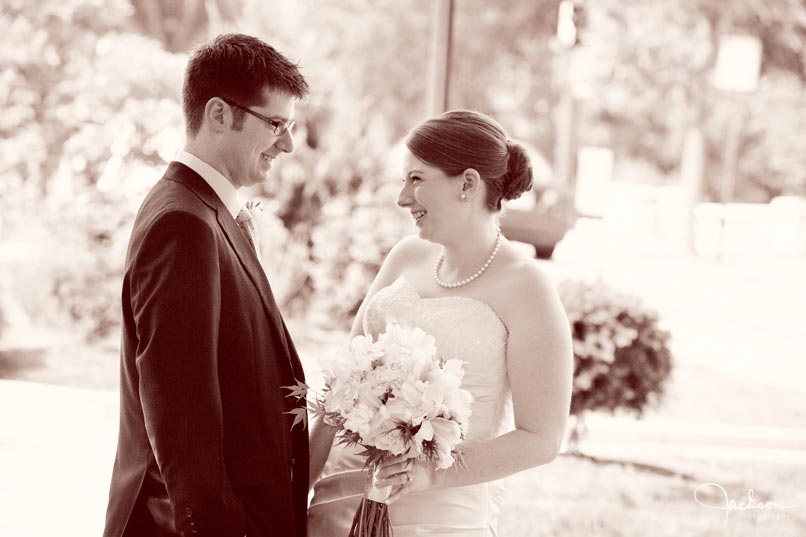 groom seeing bride for first time