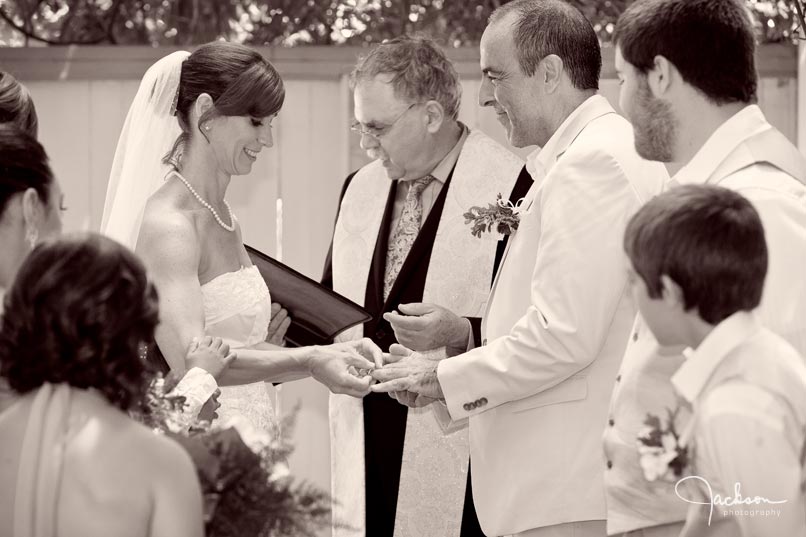 garden wedding ceremony