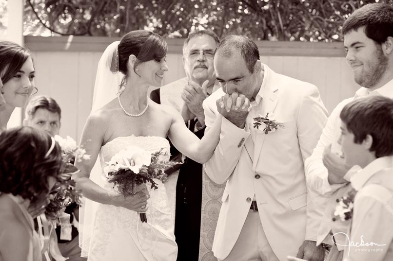 garden wedding ceremony