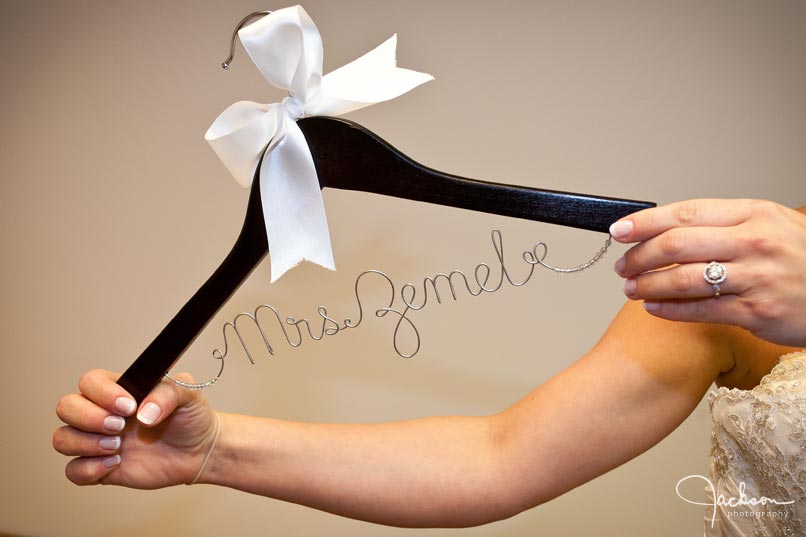 bridal last name hanger