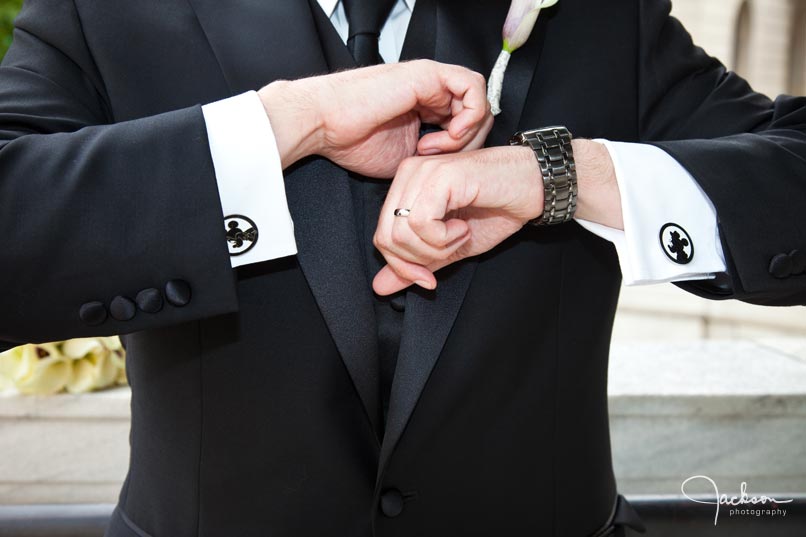 groom's mickey mouse cuff links