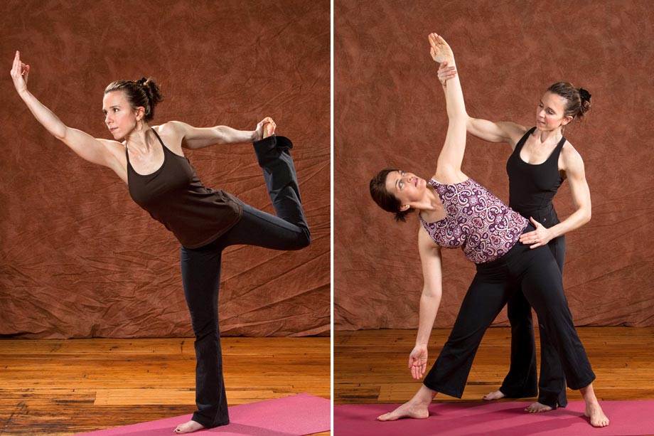 women doing yoga and stretching