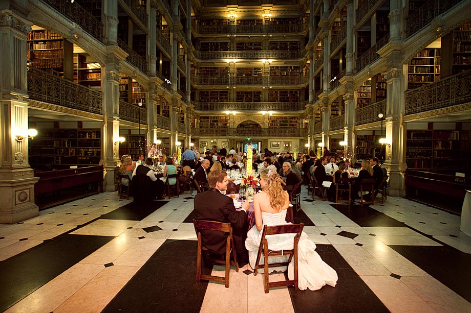 bridal table at peabody library