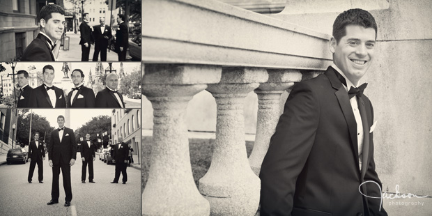 Groom and groomsmen