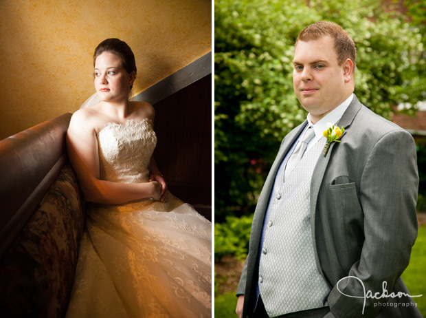 bride and groom portrait