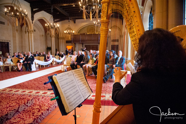 harp player