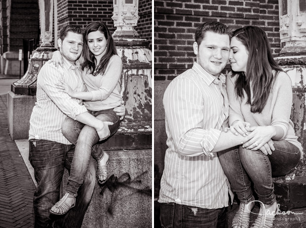 man and woman at fells point police station