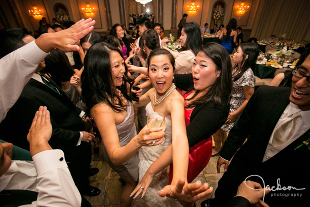 bride dancing at the reception