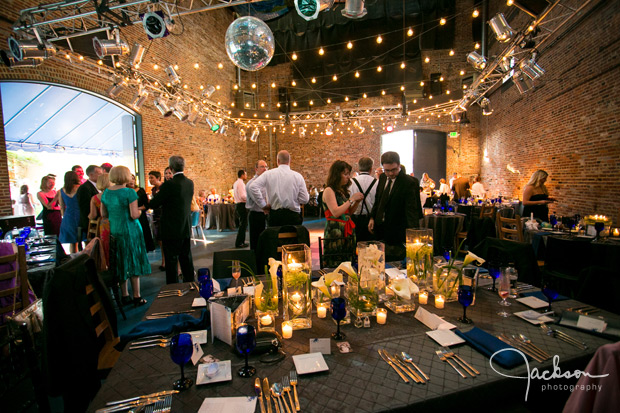 wedding reception in AVAM barn