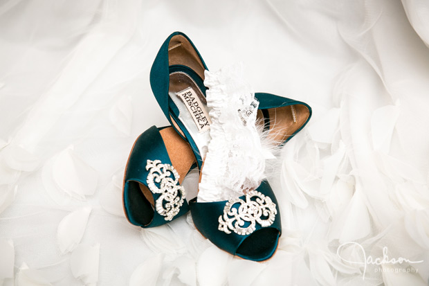 dark green bridal shoes heels