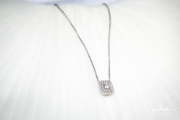square diamond necklace