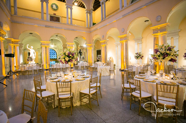 elegant table set up at walters