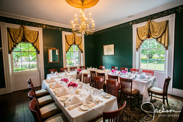 Inside reception at Elkridge Furnace Inn