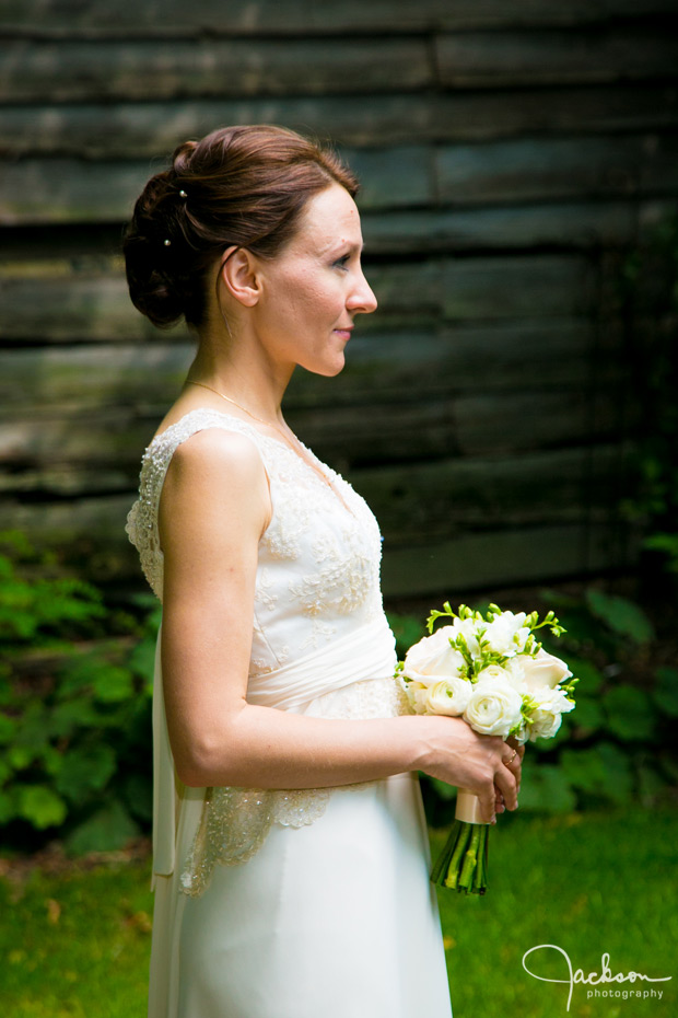 profile of bride
