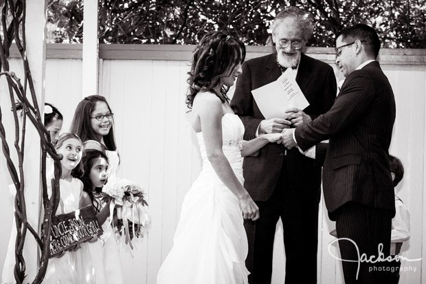 wedding ceremony at baltimore's chase court