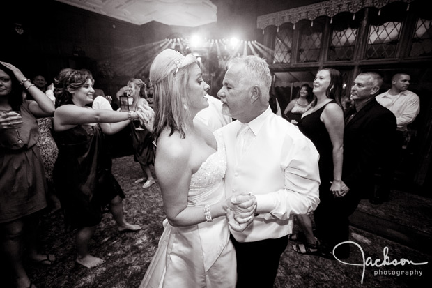 bride and groom dancing at maryvale reception