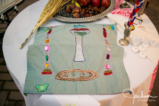 hand made mitzvah cloth
