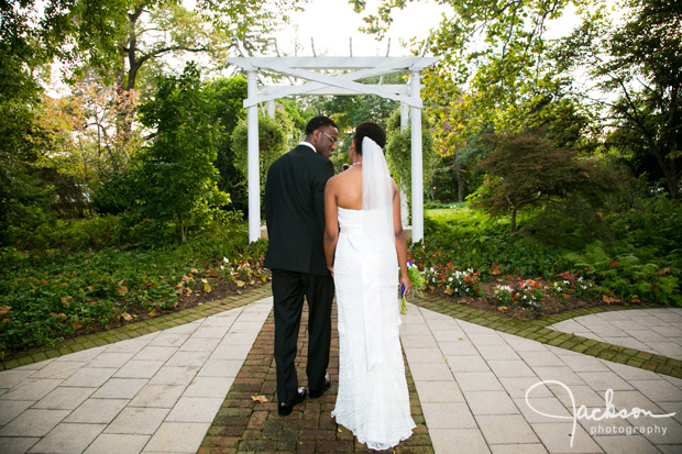 bride and groom leaving ceremony