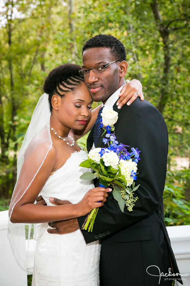 bride and groom portrait