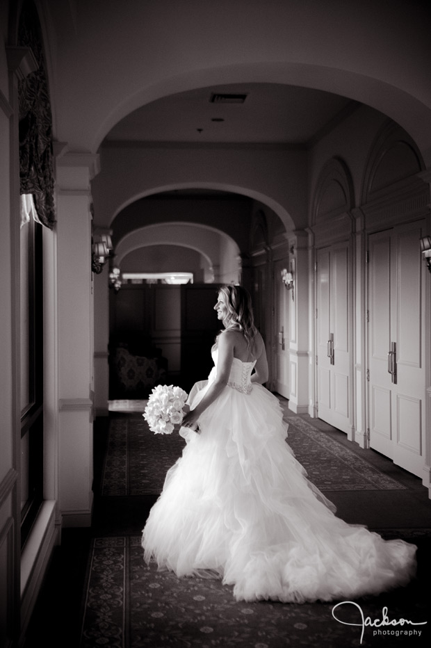 bride by the window at woodholme
