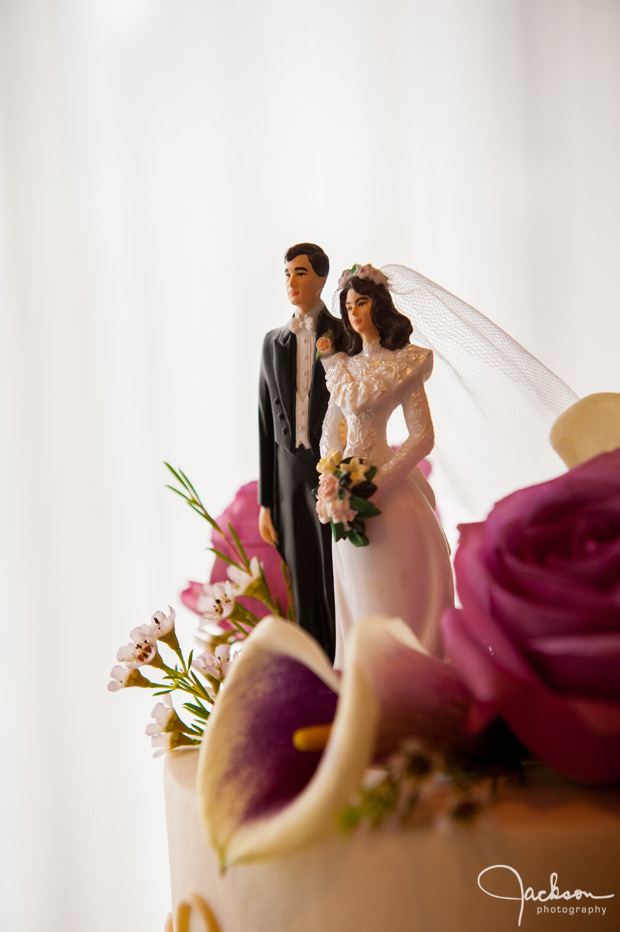 classic wedding cake topper