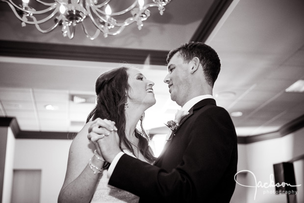 bride and groom's first dance