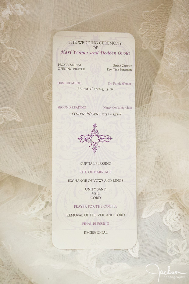 wedding invitation on lace